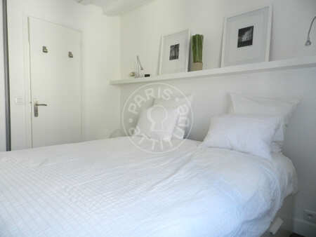 Camera da letto Appartamento arredato - 39m²  - 1 locale - Montorgueil - Parigi