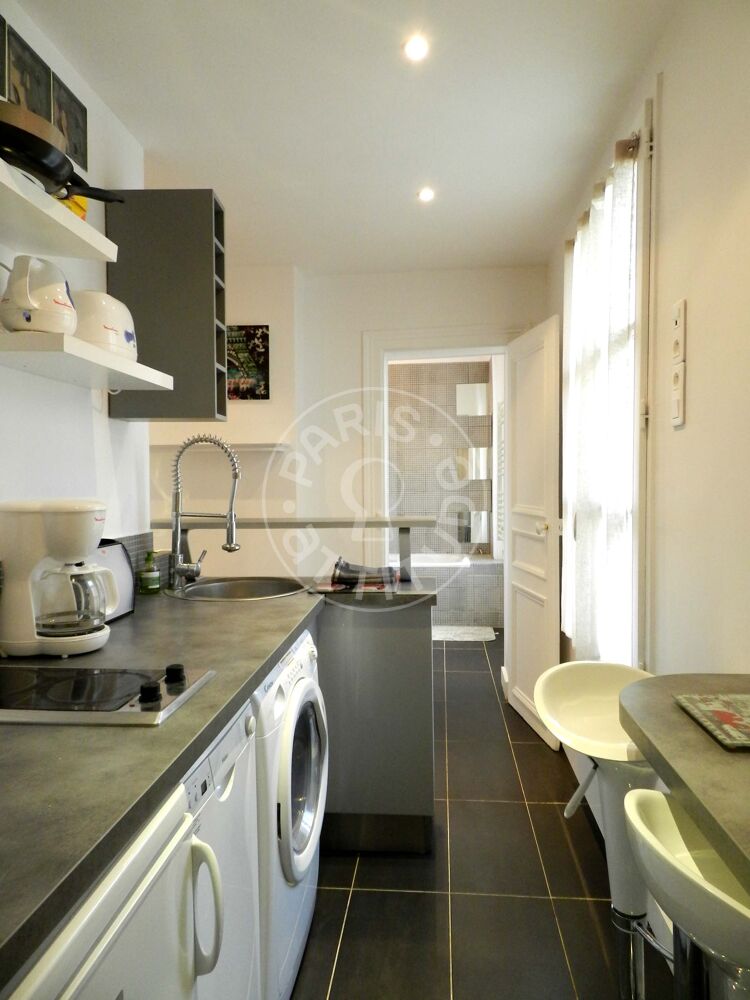 Cozinha - 1 quarto mobiliado - Paris 75008 - 8149