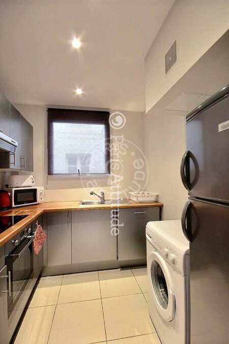 Cuisine Appartement meublé - 78m²  - 2 chambres - Victor Hugo - Paris