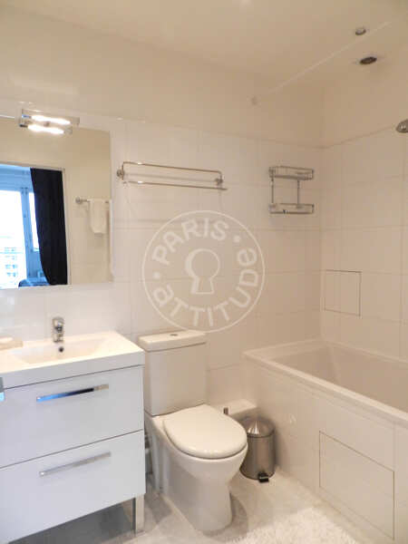 Casa de banho Apartamento mobilado - 55m²  - 1 quarto - Tour Eiffel - Paris