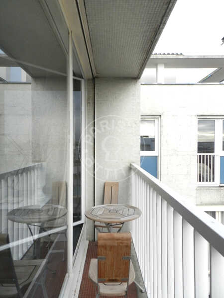 Varanda Apartamento mobilado - 55m²  - 1 quarto - Tour Eiffel - Paris