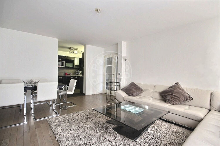 Living room - Furnished 1 bedroom - Paris 75017 - 8232