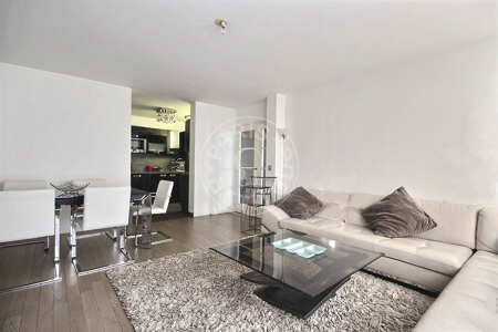 Sala Apartamento mobilado - 56m²  - 1 quarto - Porte Maillot / Palais des Congrès - Paris