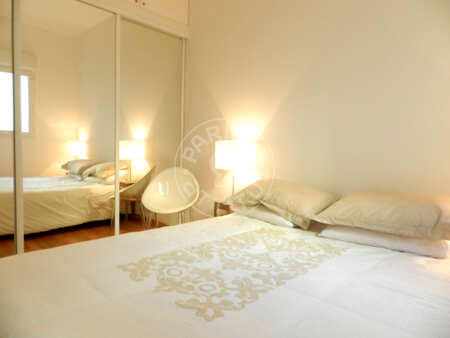 Chambre Appartement meublé - 43m²  - 1 chambre - Commerce - Paris
