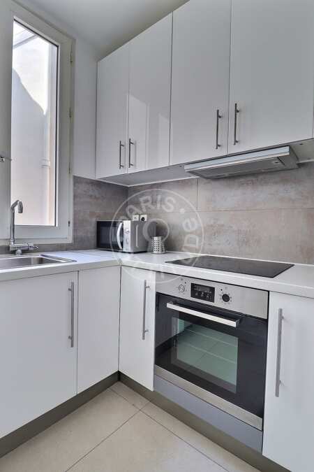 Kitchen Furnished apartment - 61m²  - 2 bedrooms - La Muette / Bois de Boulogne - Paris