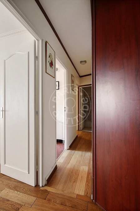Eingangsbereich Möblierte wohnung - 56m²  - 1 Zimmer - Jules Joffrin - Mairie du 18ème - Paris