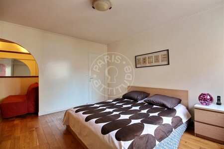 Schlafzimmer Möblierte wohnung - 56m²  - 1 Zimmer - Jules Joffrin - Mairie du 18ème - Paris