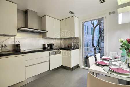 Cuisine Appartement meublé - 90m²  - 2 chambres - Neuilly-sur-Seine