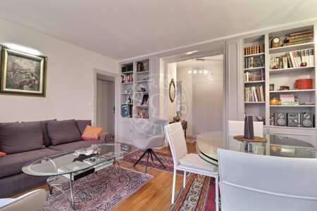 Wohnzimmer Möblierte wohnung - 62m²  - 2 Zimmer - Neuilly-sur-Seine