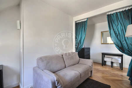 Sala Apartamento mobilado - 34m²  - 1 quarto - Bourse - Paris