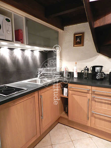 Cozinha Studio mobilada - 32m²  - Saint-Germain - Paris