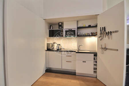 Cocina Piso amueblado - 45m²  - 1 dormitorio - Miromesnil - París