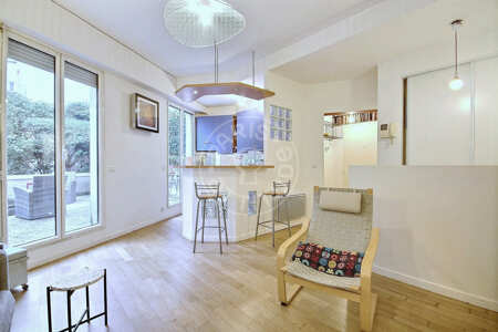 Wohnzimmer Möblierte studio - 30m²  - Montmartre / Place des Abbesses - Paris