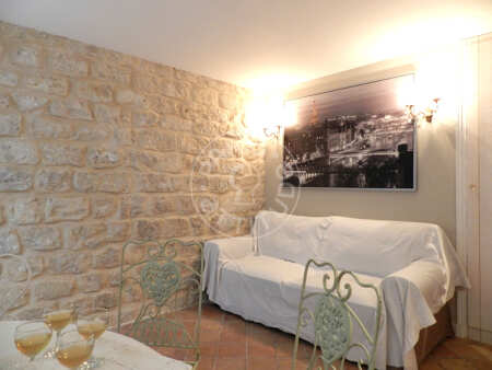 Salon Maison meublée - 40m²  - 2 chambres - Centre George Pompidou - Paris