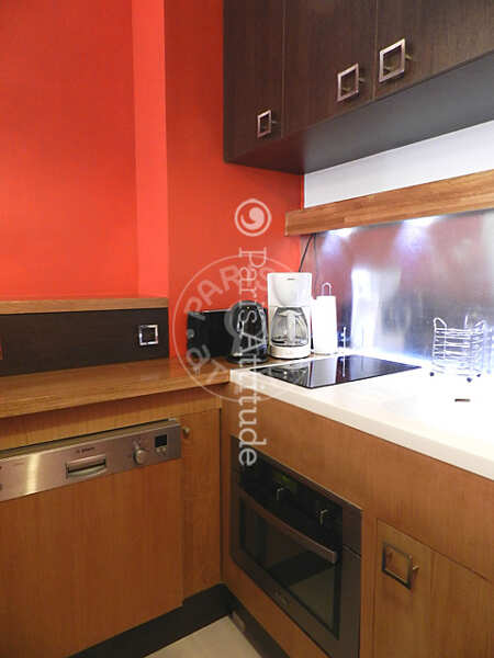 Cuisine Appartement meublé - 30m²  - 1 chambre - Plaisance / Pernety - Paris