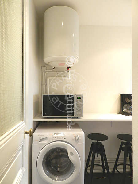 Kitchen Furnished apartment - 34m²  - 1 bedroom - Guy Môquet - Paris
