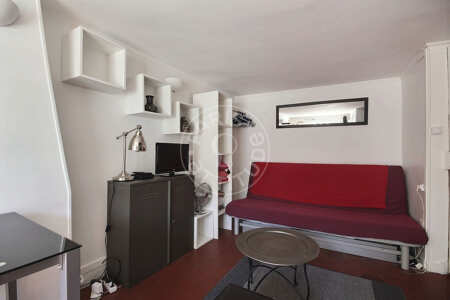 Sala Quitinete mobilado - 17m²  - Poissonnière - Paris