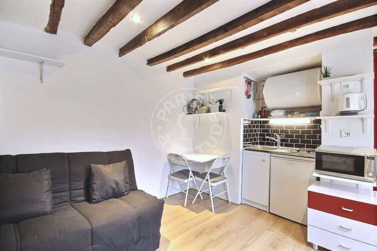 Salon - Studio meublé - Paris 75003 - 8420