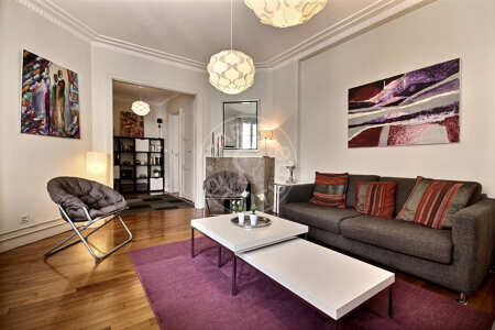 Salotto Appartamento arredato - 60m²  - 1 locale - Batignolles - Parigi
