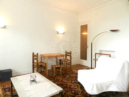 Wohnzimmer Möblierte wohnung - 59m²  - 1 Zimmer - Porte de Clichy - Paris