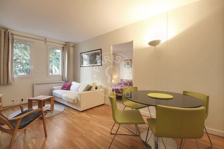 Salón - 1 dormitorio amueblado - París 75017 - 8435