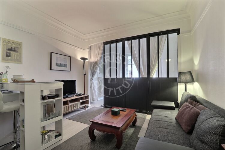 Salon - Studio alcove meublé - Paris 75002 - 8443