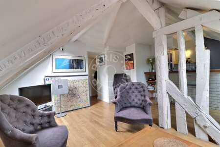 Sala Apartamento mobilado - 40m²  - 1 quarto - Saint-Germain - Paris