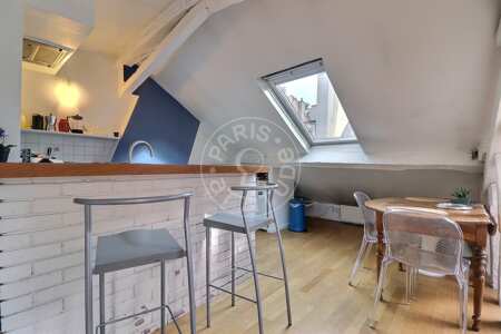 Cozinha Apartamento mobilado - 40m²  - 1 quarto - Saint-Germain - Paris