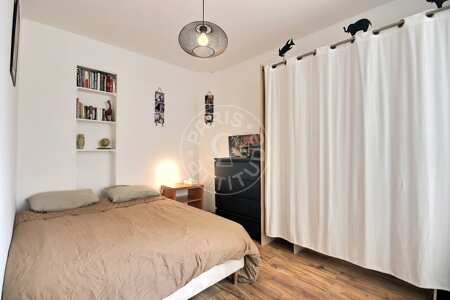 Quarto Apartamento mobilado - 35m²  - 1 quarto - Canal Saint-Martin - Paris