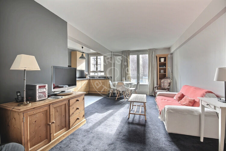 Sala - 2 quartos mobiliado - Paris 75015 - 8463