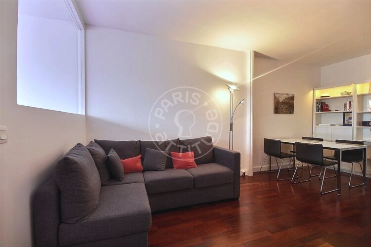 Salon - 1 chambre meublé - Paris 75016 - 8496