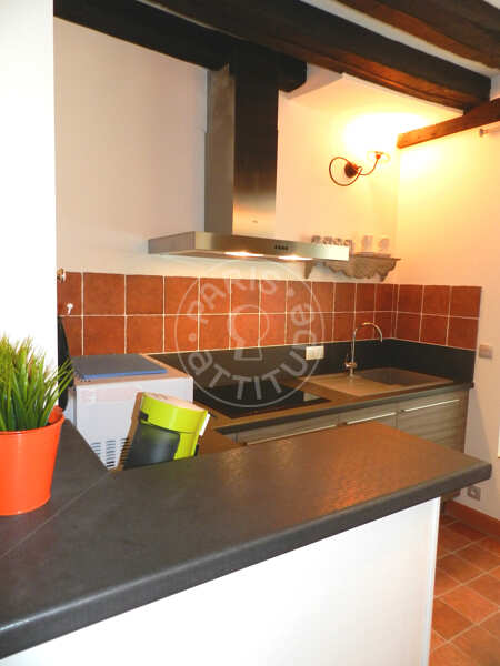 Kitchen Furnished apartment - 32m²  - 1 bedroom - Latin / Saint-Michel - Paris