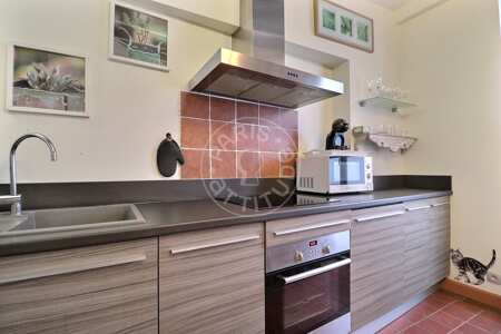 Kitchen Furnished apartment - 45m²  - 1 bedroom - Latin / Saint-Michel - Paris