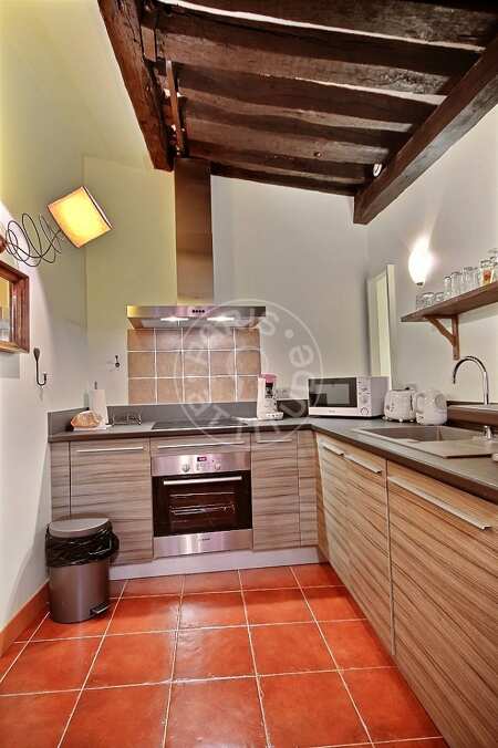 Cucina Appartamento arredato - 45m²  - 1 locale - Latin / Saint-Michel - Parigi