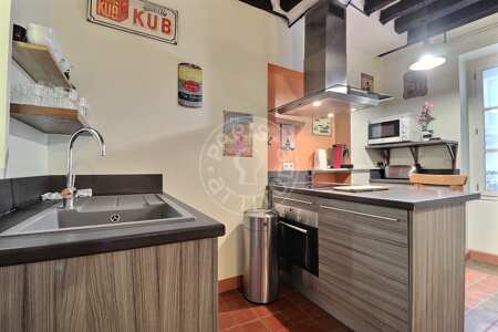 Cuisine Duplex meublé - 65m²  - 2 chambres - Latin / Saint-Michel - Paris