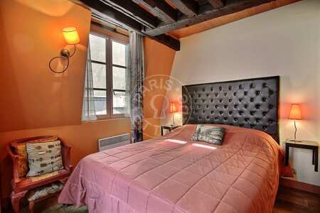 Dormitorio Dúplex amueblado - 55m²  - 2 dormitorios - Latin / Saint-Michel - París