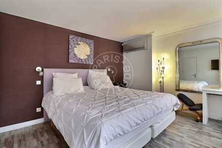 Camera da letto Appartamento arredato - 75m²  - 2 locali - Madeleine - Parigi