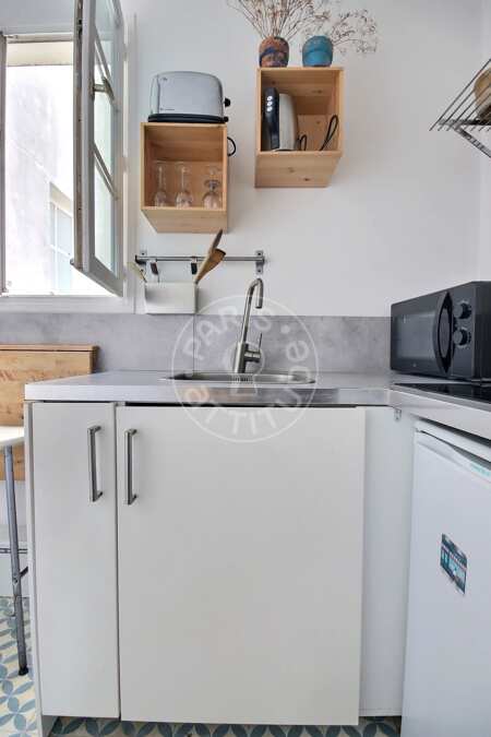 Cocina Dúplex amueblado - 37m²  - 2 dormitorios - Ile Saint-Louis - París