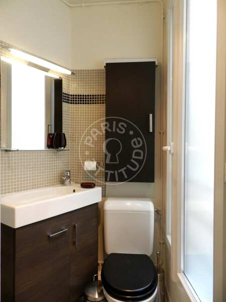 Badezimmer Möblierte wohnung - 25m²  - 1 Zimmer - Faubourg Saint-Martin - Paris