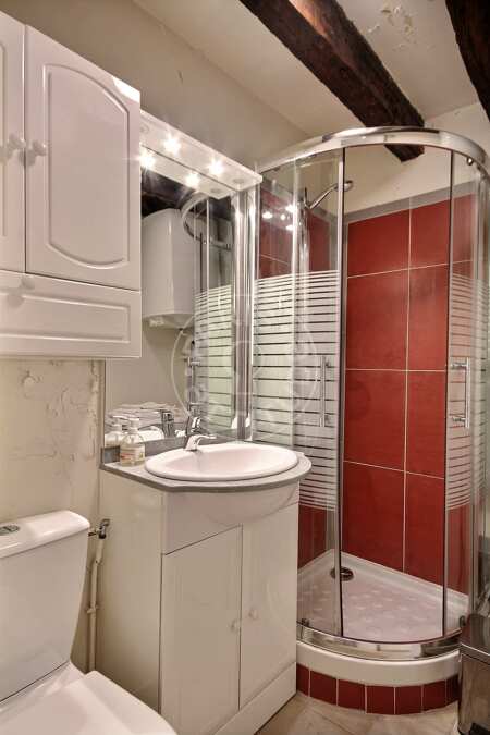 Badezimmer Möblierte studio - 23m²  - Latin / Saint-Michel - Paris