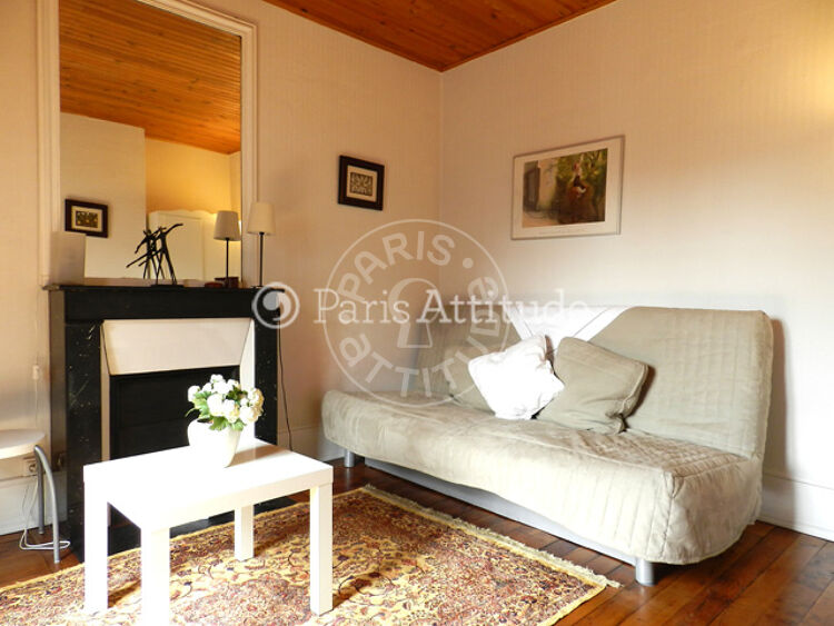 Salotto - Monolocale arredato - Parigi 75019 - 8559