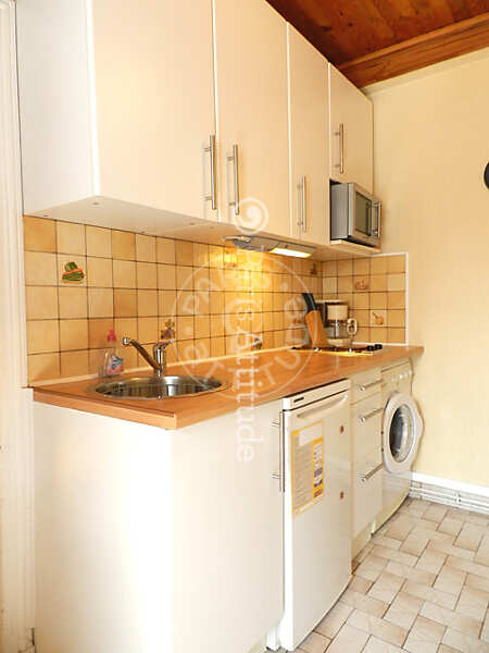 Küche Möblierte studio - 27m²  - Canal de l'Ourcq - Paris