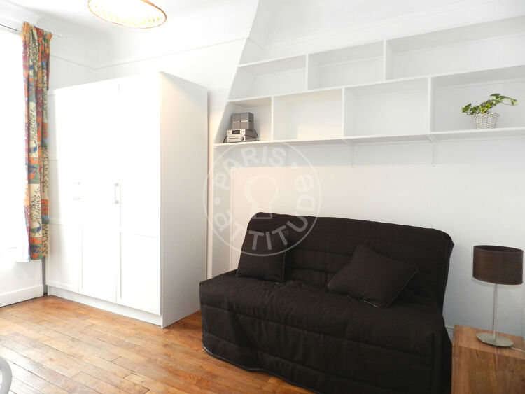 Living room - Furnished studio - Paris 75003 - 8581