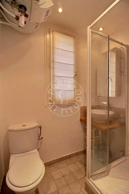 Baño Estudio amueblado - 29m²  - Tour Eiffel - París