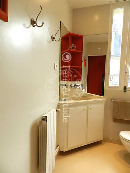 Casa de banho Apartamento mobilado - 28m²  - 1 quarto - Auteuil - Paris