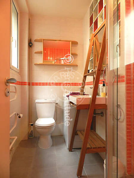 Salle de bain Appartement meublé - 35m²  - 1 chambre - Bastille - Paris