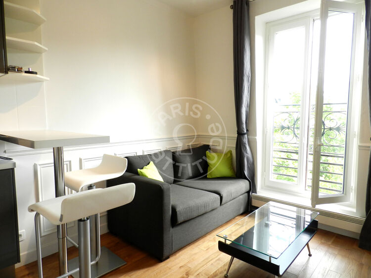 Wohnzimmer - Möblierte 1 Zimmer - Paris 75015 - 8651