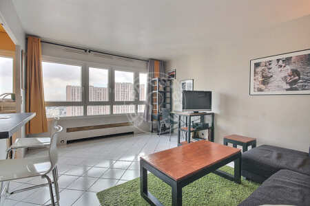 Salón Piso amueblado - 48m²  - 1 dormitorio - Tolbiac - París