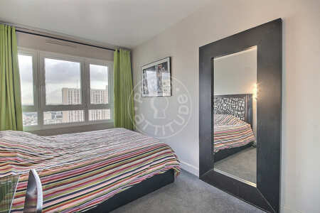 Dormitorio Piso amueblado - 48m²  - 1 dormitorio - Tolbiac - París