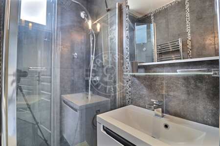 Baño Piso amueblado - 35m²  - 1 dormitorio - Saint-Lazare - París